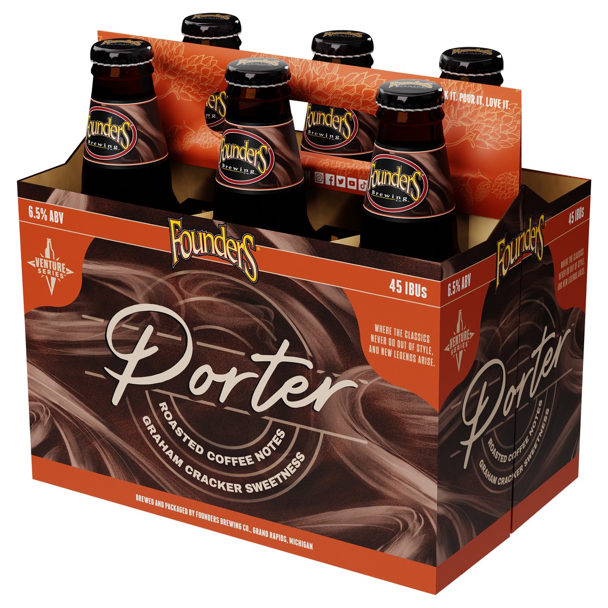 slide 3 of 9, Founders Brewing Co. Porter, Robust Porter Beer, 6 ct; 12 oz