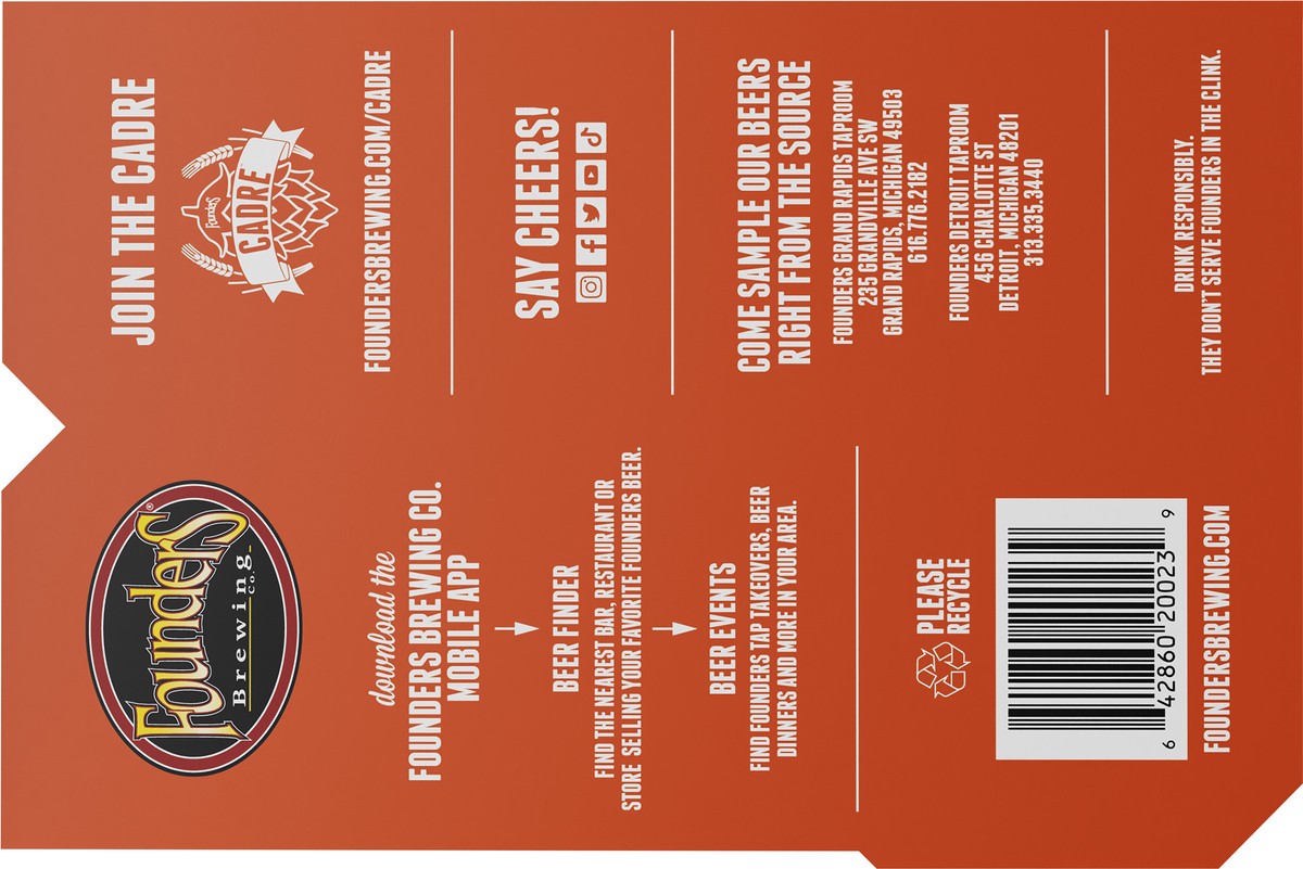 slide 7 of 9, Founders Brewing Co. Porter, Robust Porter Beer, 6 ct; 12 oz