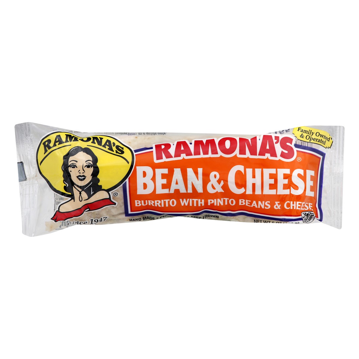 slide 1 of 13, Ramona's Bean & Cheese Burrito 5 oz, 5 oz