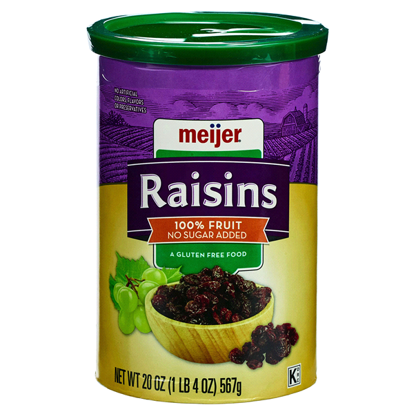 slide 1 of 1, Meijer Raisins, 20 oz