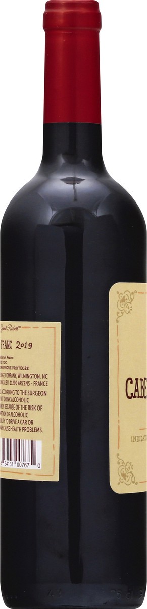 slide 6 of 9, Chevalier Du Grand Robert Cabernet Franc Red Wine, 750 ml