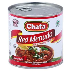 Chata Red Menudo with Hominy Soup