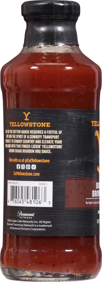 slide 8 of 13, YELLOWSTONE Bourbon Brown Sugar Barbecue Sauce 19 oz, 19 oz