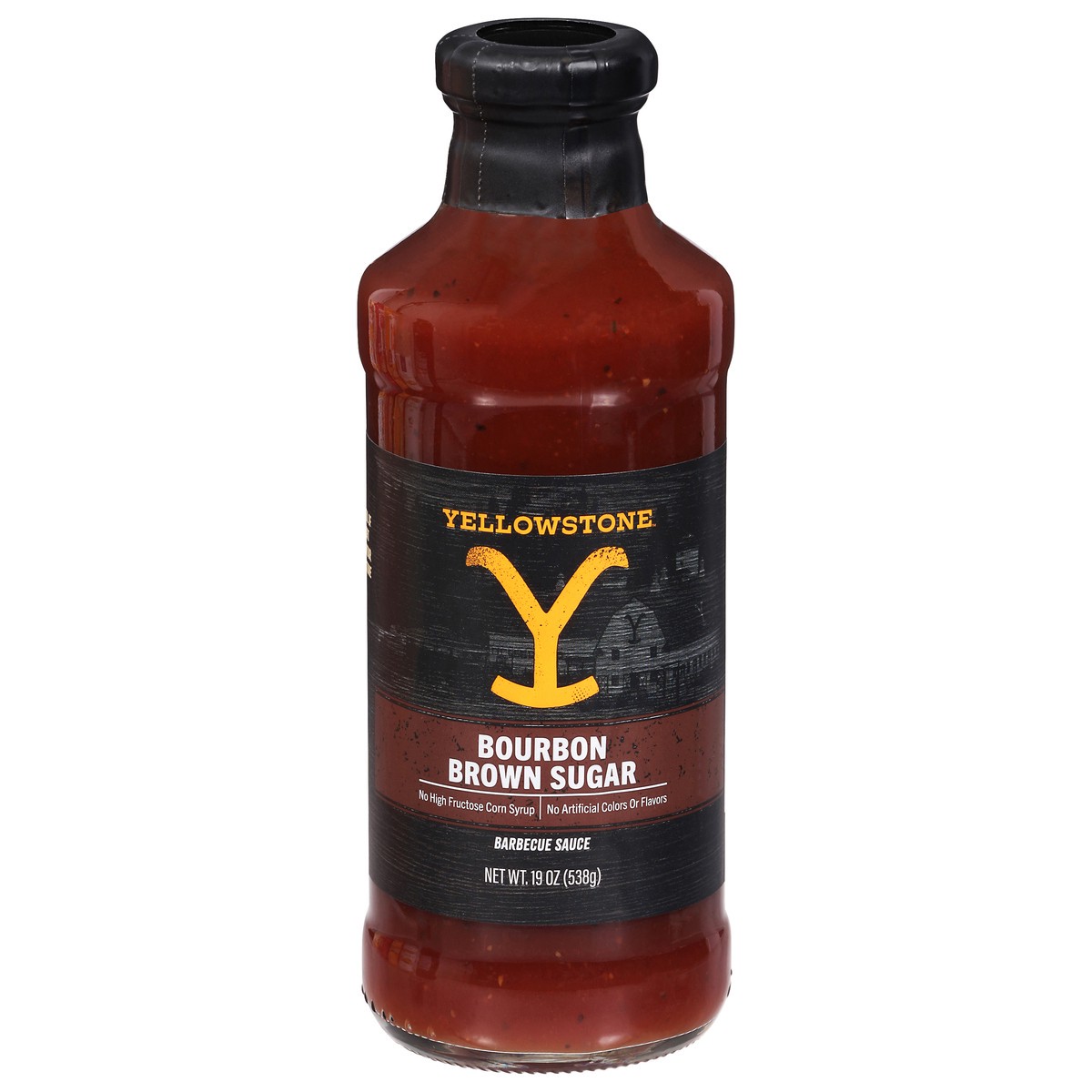 slide 1 of 13, YELLOWSTONE Bourbon Brown Sugar Barbecue Sauce 19 oz, 19 oz