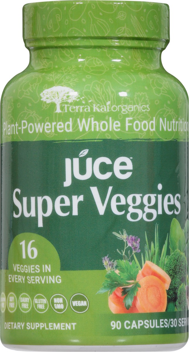 slide 5 of 13, Juce Terra Kai Organics Super Veggies 90 Capsules, 90 ct