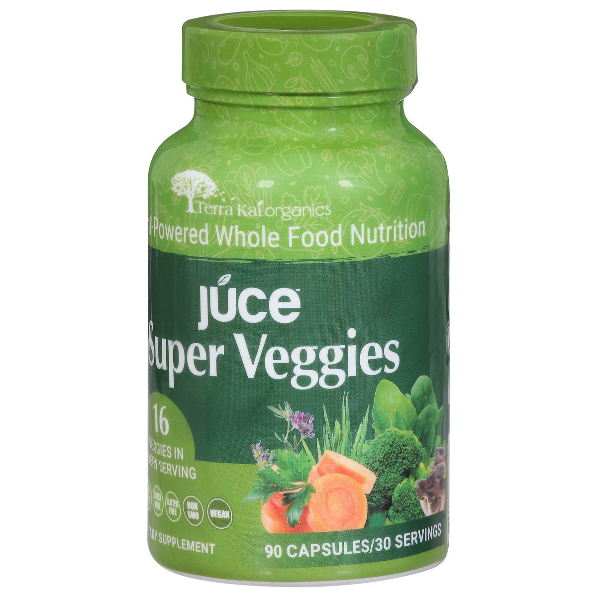 slide 9 of 13, Juce Terra Kai Organics Super Veggies 90 Capsules, 90 ct
