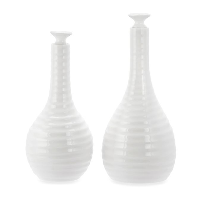 slide 1 of 1, Sophie Conran for Portmeirion Oil and Vinegar Set - White, 1 ct