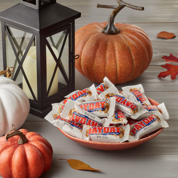 slide 15 of 21, Payday Peanut Caramel Snack Size Candy Bars Halloween Jumbo Bag, 1 bag / 20.3 oz