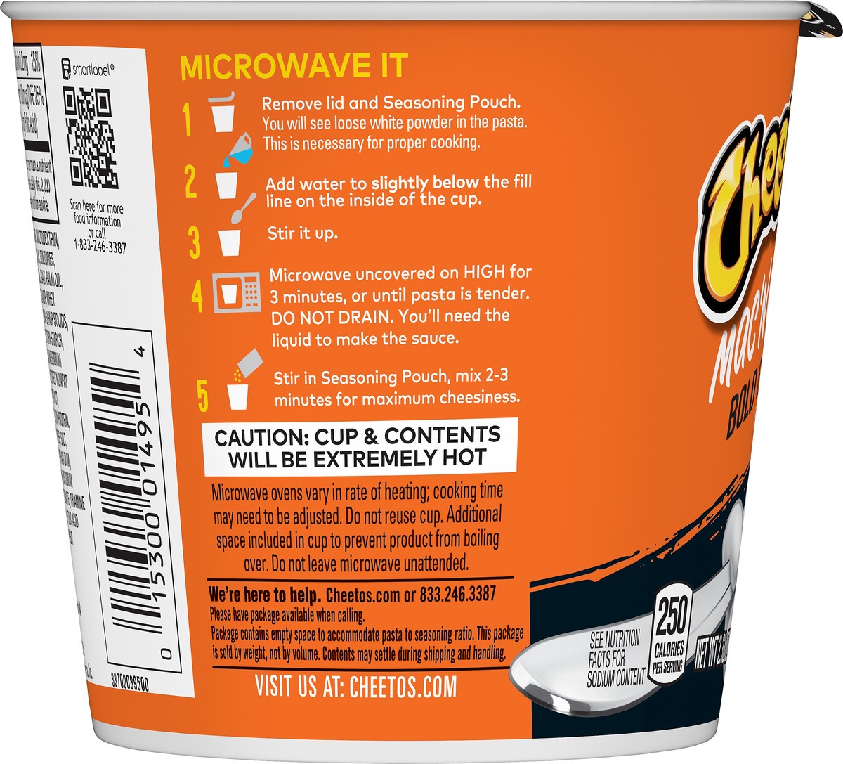 slide 6 of 9, Cheetos Bold & Cheesy Flavor Mac 'N Cheese 2.32 oz, 2.32 oz