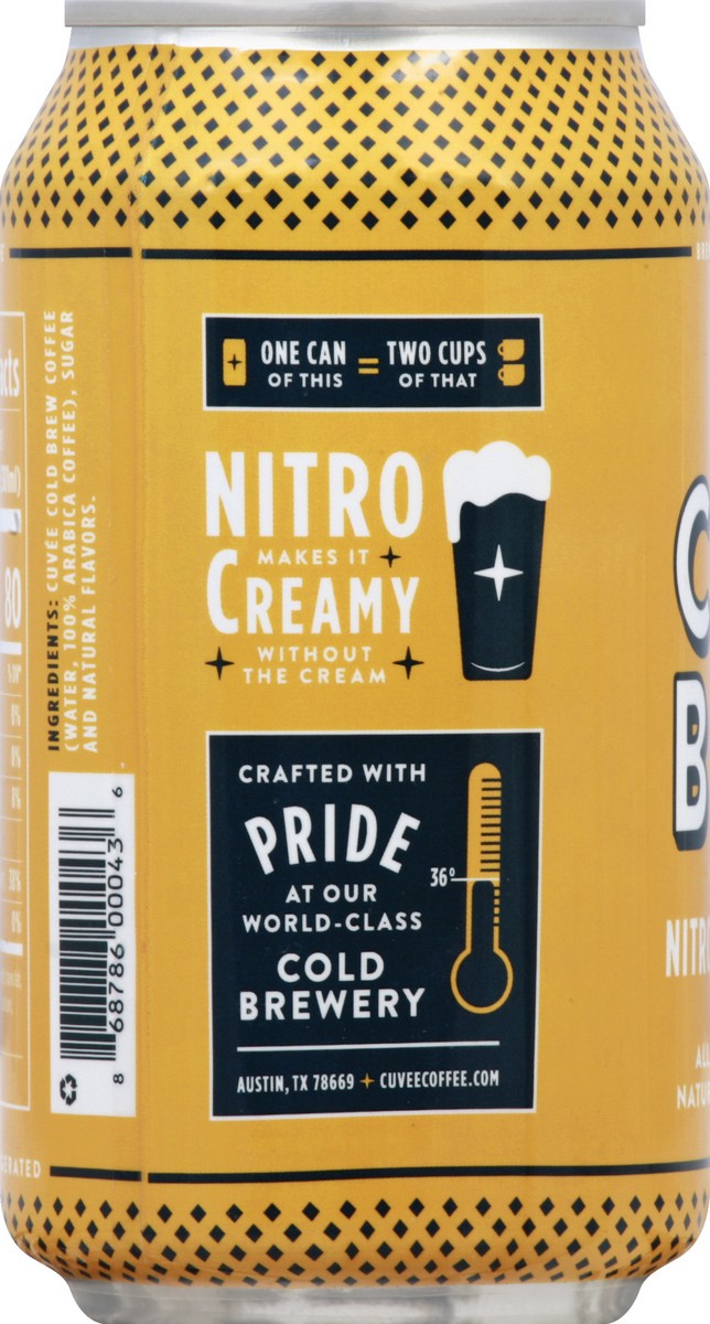 slide 3 of 6, Cuvée Coffee Cold Brew Nitro Horchata Coffee, 10.2 oz