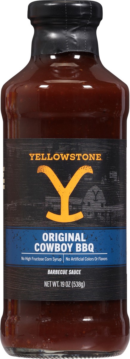 slide 7 of 15, YELLOWSTONE Original Cowboy BBQ Barbecue Sauce 19 oz, 19 oz