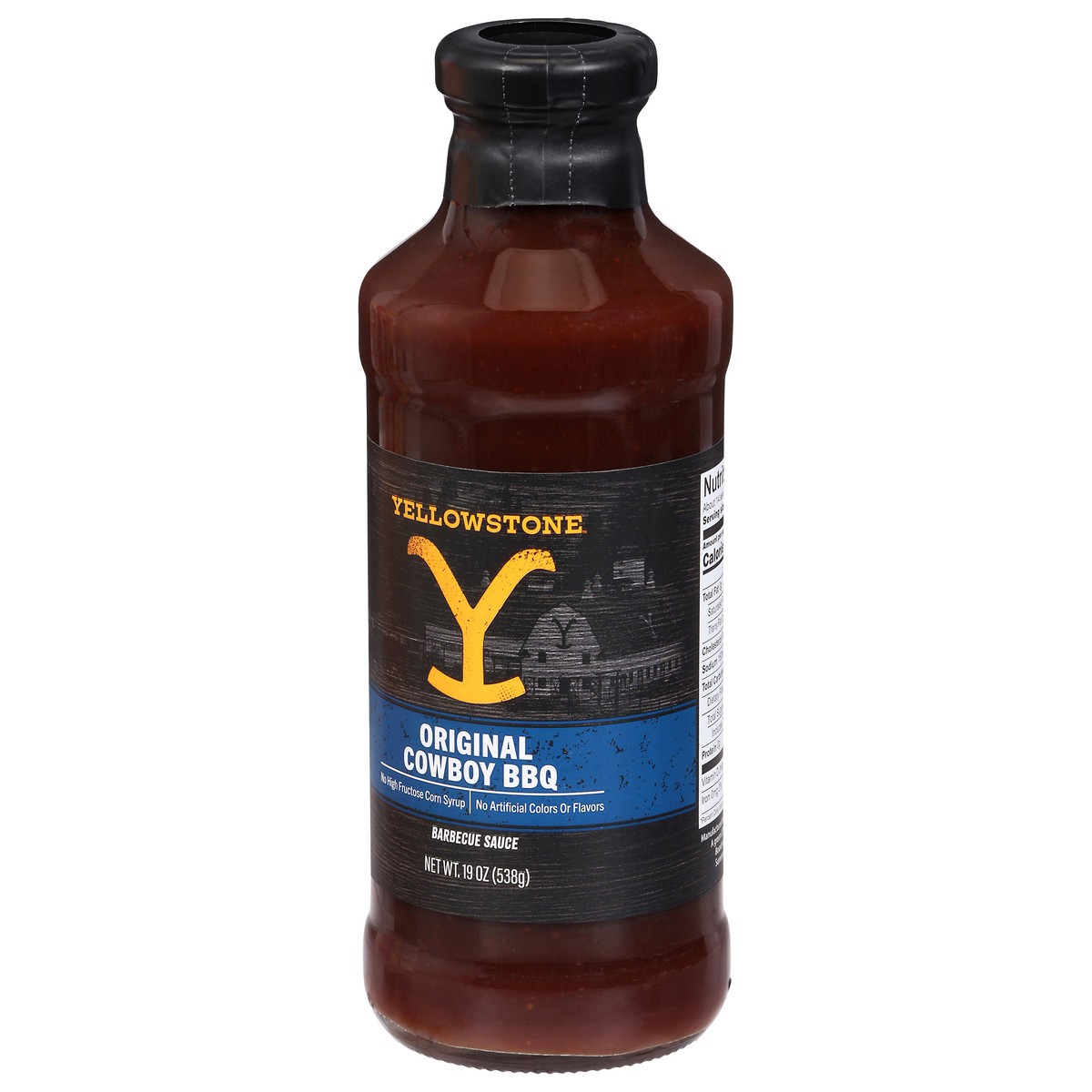 slide 8 of 15, YELLOWSTONE Original Cowboy BBQ Barbecue Sauce 19 oz, 19 oz