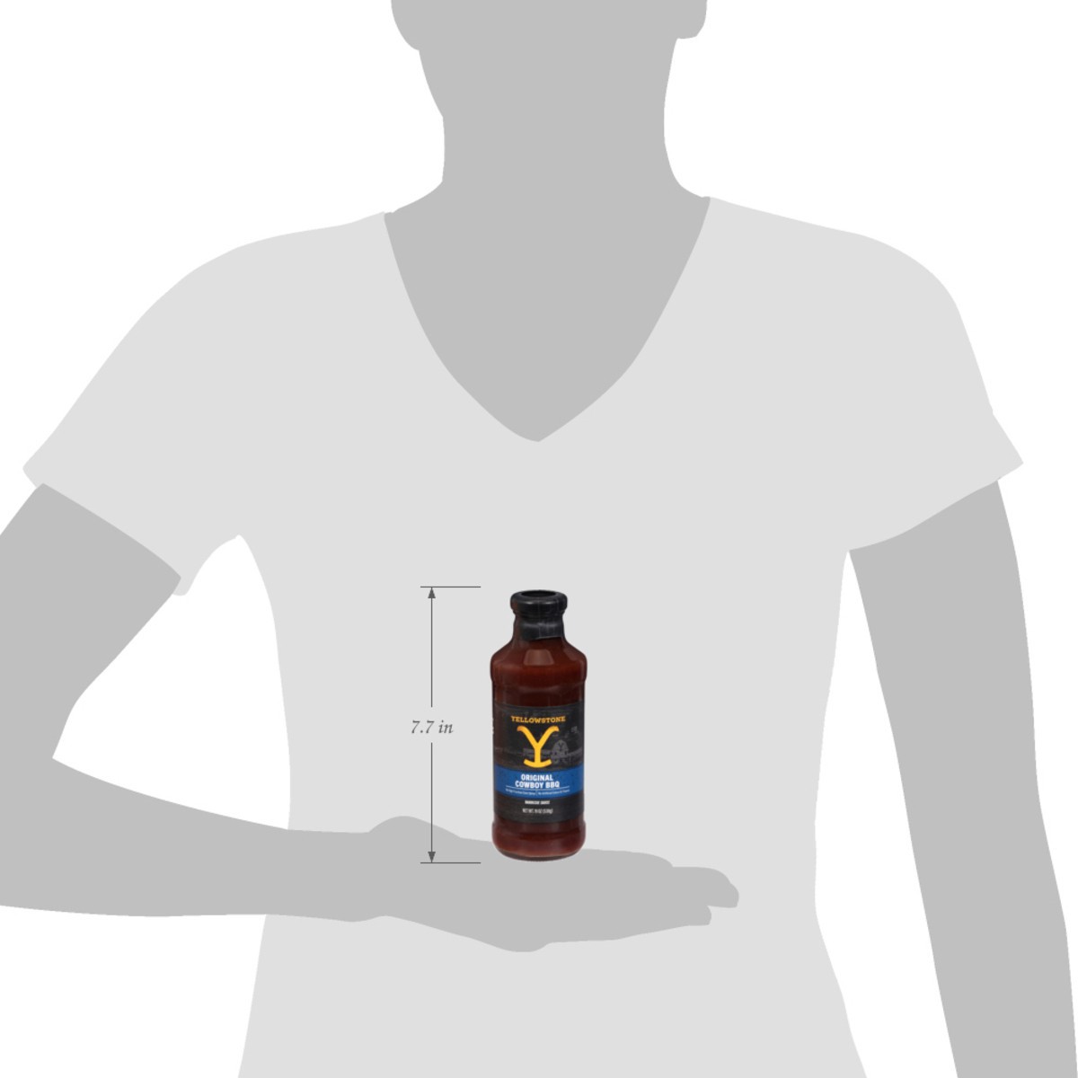 slide 3 of 15, YELLOWSTONE Original Cowboy BBQ Barbecue Sauce 19 oz, 19 oz