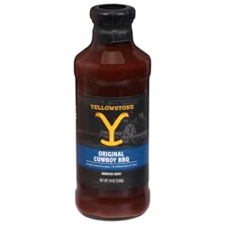 Yellowstone Original Cowboy BBQ Barbecue Sauce 19 oz