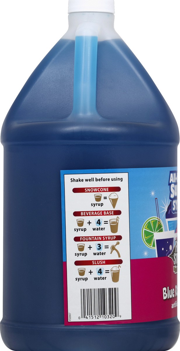 slide 4 of 6, First Street Blue Raspberry Syrup, 1 gal