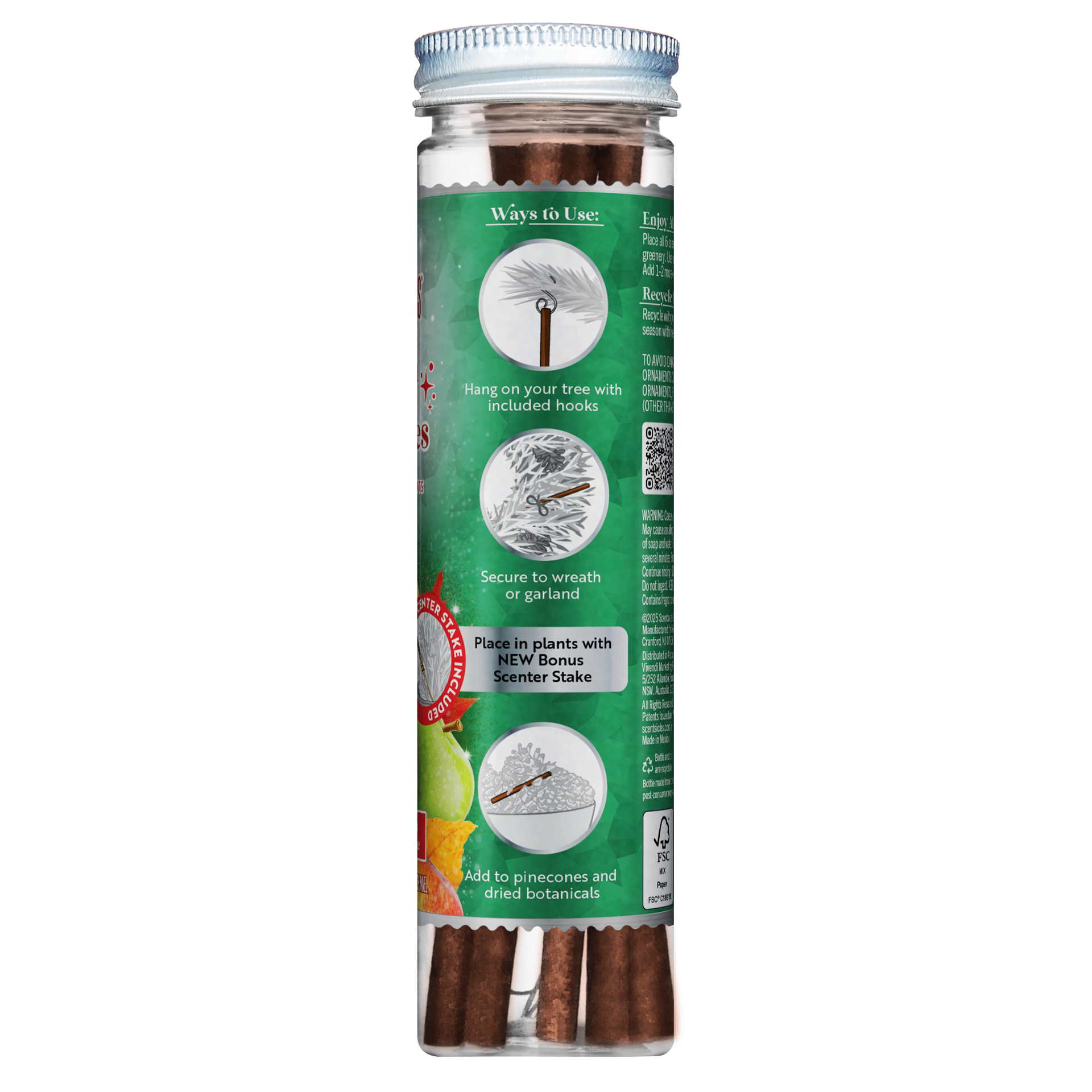 slide 3 of 6, ScentSicles Brown Scented stick Standard Indoor Ornament Shatterproof, 1 ct