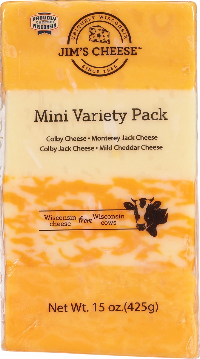 slide 9 of 11, Jim's Cheese Mini Variety Pack Cheese 15 oz, 15 oz