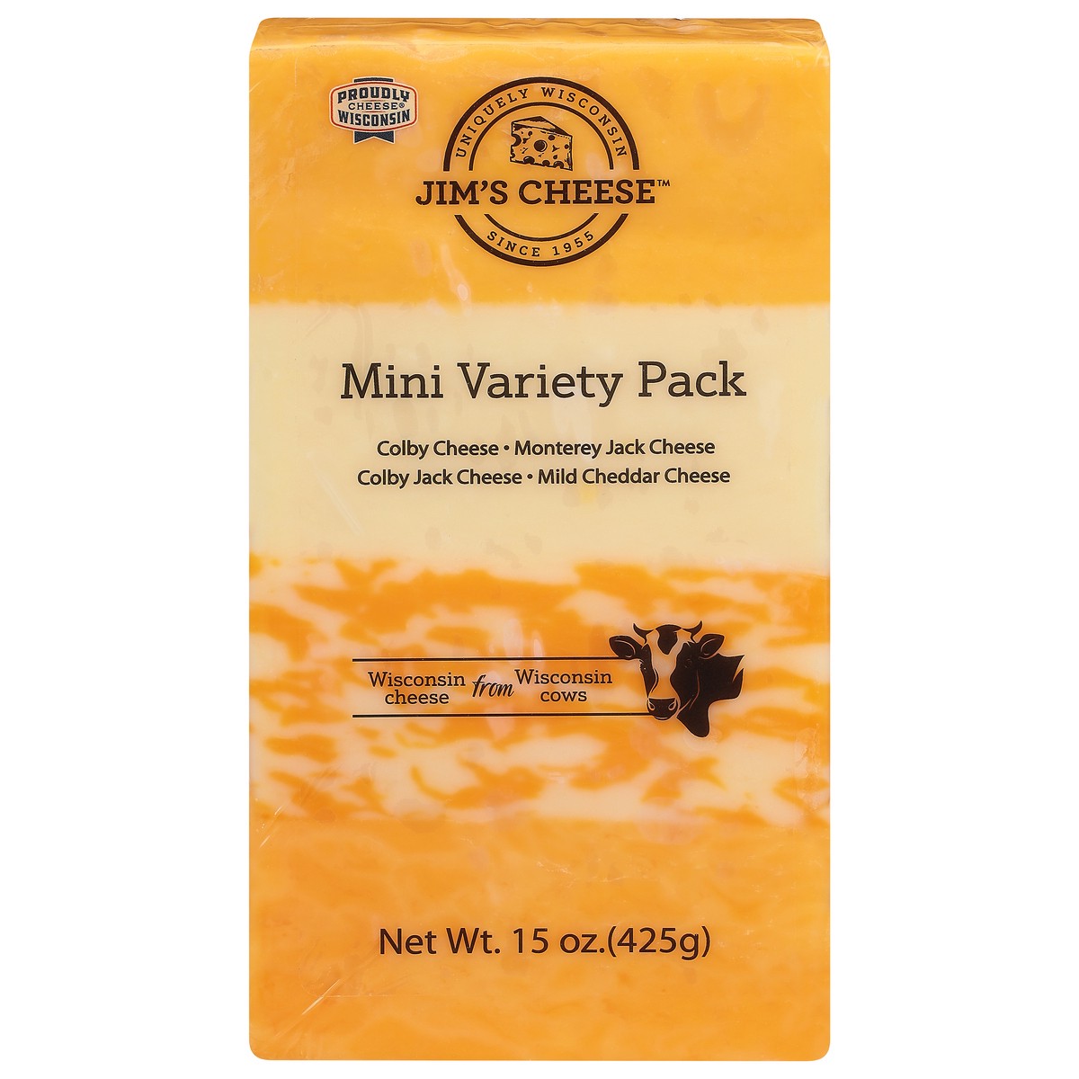 slide 3 of 11, Jim's Cheese Mini Variety Pack Cheese 15 oz, 15 oz
