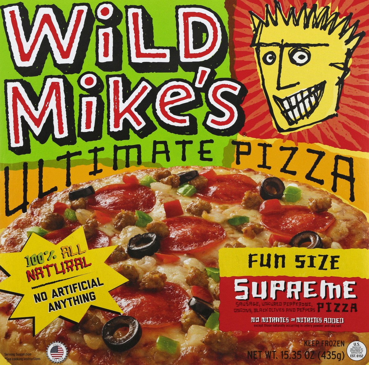 slide 6 of 6, Wild Mike's Happy Hour Supreme Pizza, 17.55 oz