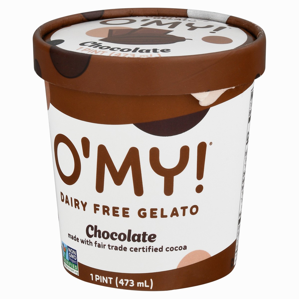 slide 7 of 14, O'My! Dairy Free Chocolate Gelato 1 pt, 1 pint