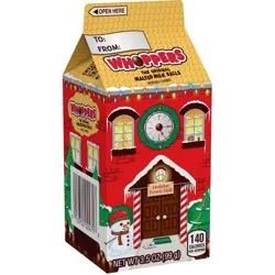 WHOPPERS Malted Milk Balls, Christmas Candy Carton, 3.5 oz