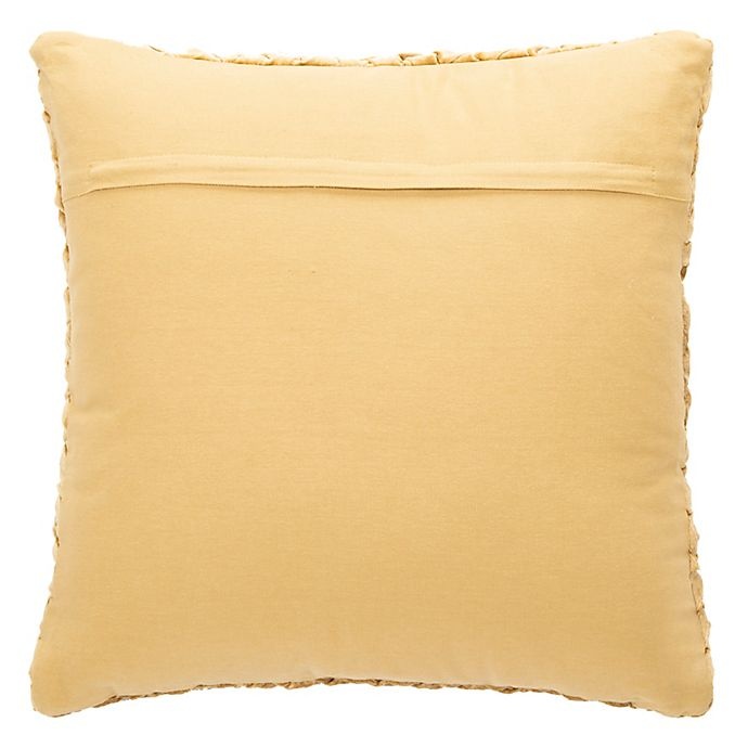slide 2 of 4, Safavieh Reslin Square Throw Pillow - Beige'', 18 in x 18 in