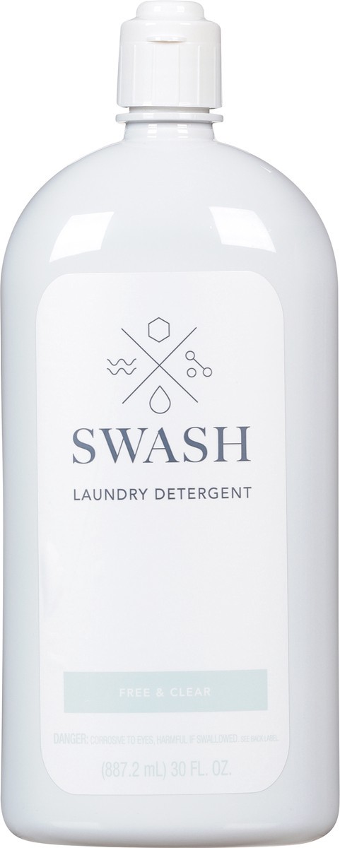 slide 12 of 12, Swash Ultra-Concentrated Free & Clear Laundry Detergent 30 fl oz, 30 fl oz