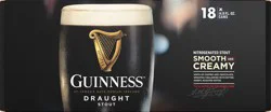 Guinness Nitrogenated Smooth and Creamy Draught Stout Beer 18 ea