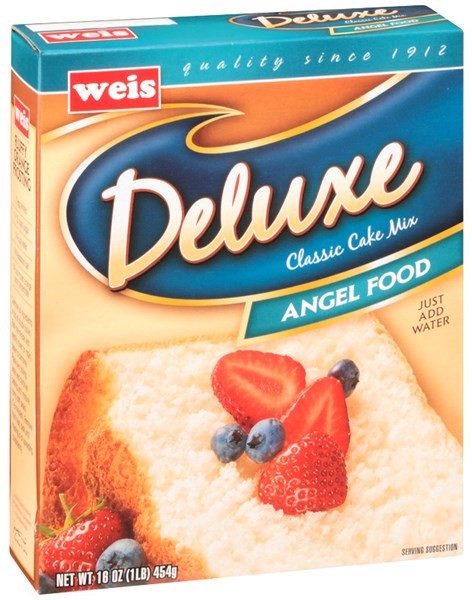 slide 1 of 6, Weis Quality AnGel Food Cake Mix, 16 oz