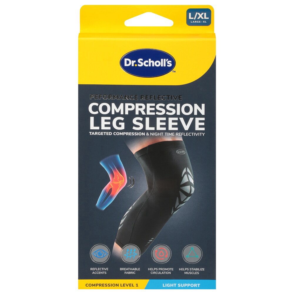 slide 3 of 3, Dr. Scholl's Compression Leg Sleeve, 1 ct