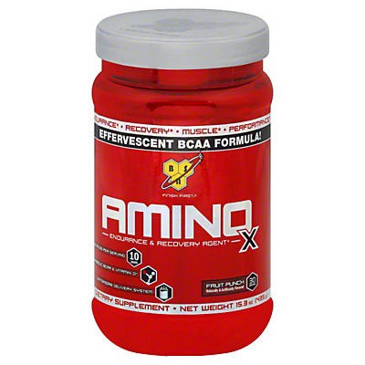 slide 1 of 1, BSN Amino X Fruit Punch Dietary Supplement, 15.3 oz