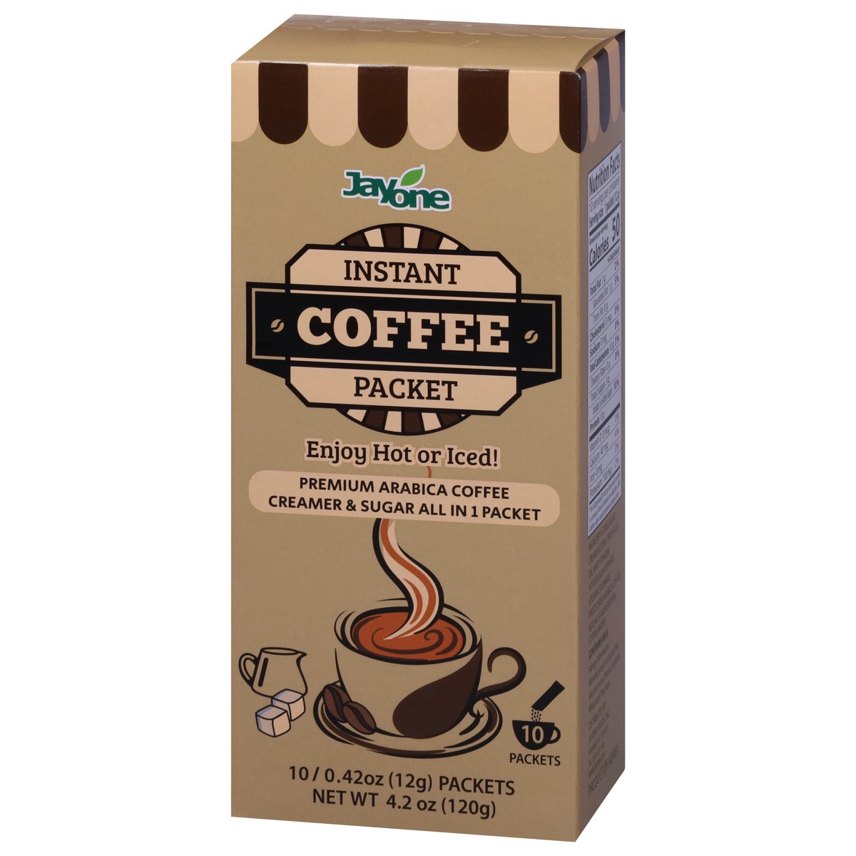 slide 4 of 13, Jayone Instant Coffee 10 - 0.42 oz Packets, 10 ct