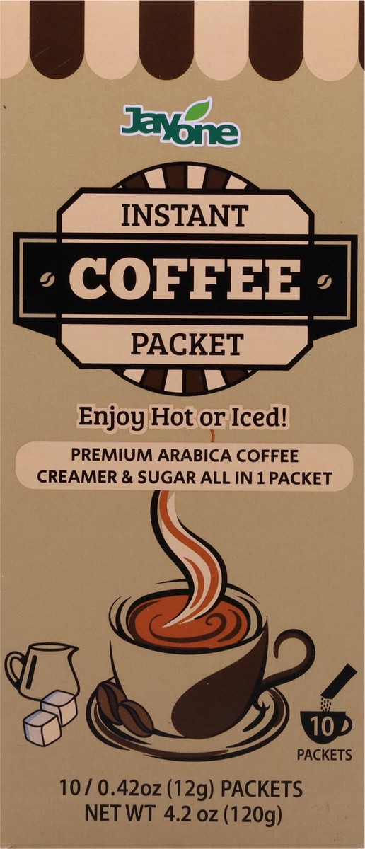 slide 10 of 13, Jayone Instant Coffee 10 - 0.42 oz Packets, 10 ct