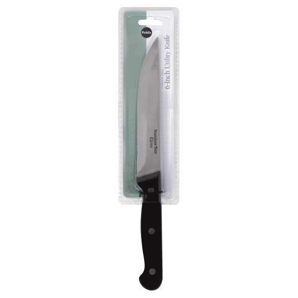 slide 1 of 1, Publix Utility Knife, 6 in