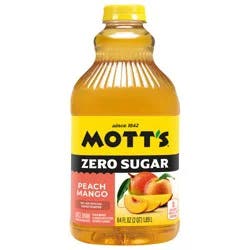 Mott's Zero Sugar Peach Mango Juice Drink, 64 fl oz Bottle