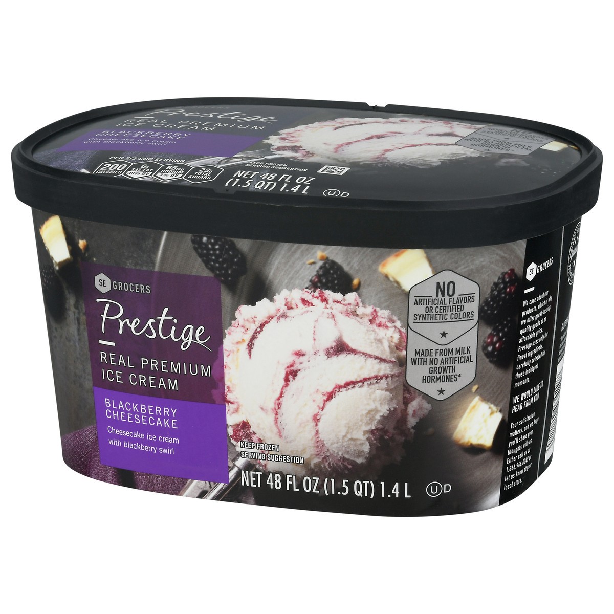 slide 9 of 9, Prestige Black Cherry Cheesecake, 48 fl oz