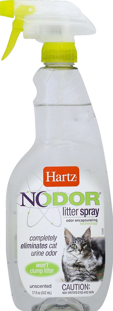 slide 2 of 2, Hartz Nodor Litter Spray Unscented, 17 oz