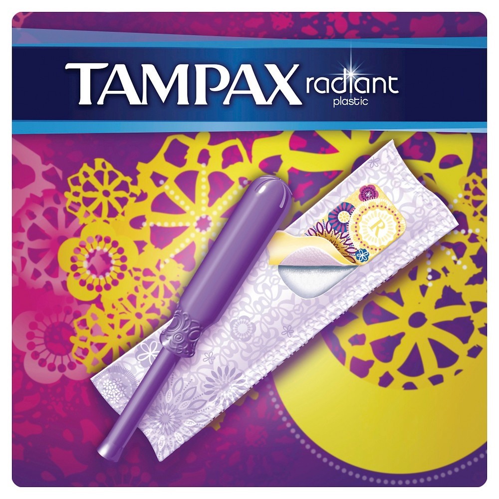 slide 7 of 9, Tampax Radiant Regular Tampons, 16 ct