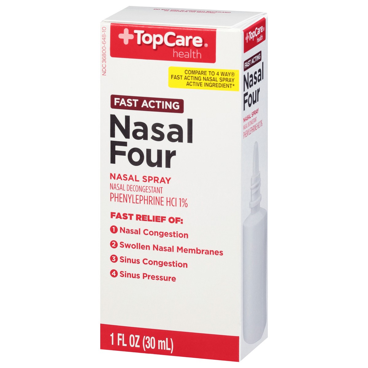 slide 8 of 10, TopCare Nasal Four Nasal Spray, 1 oz