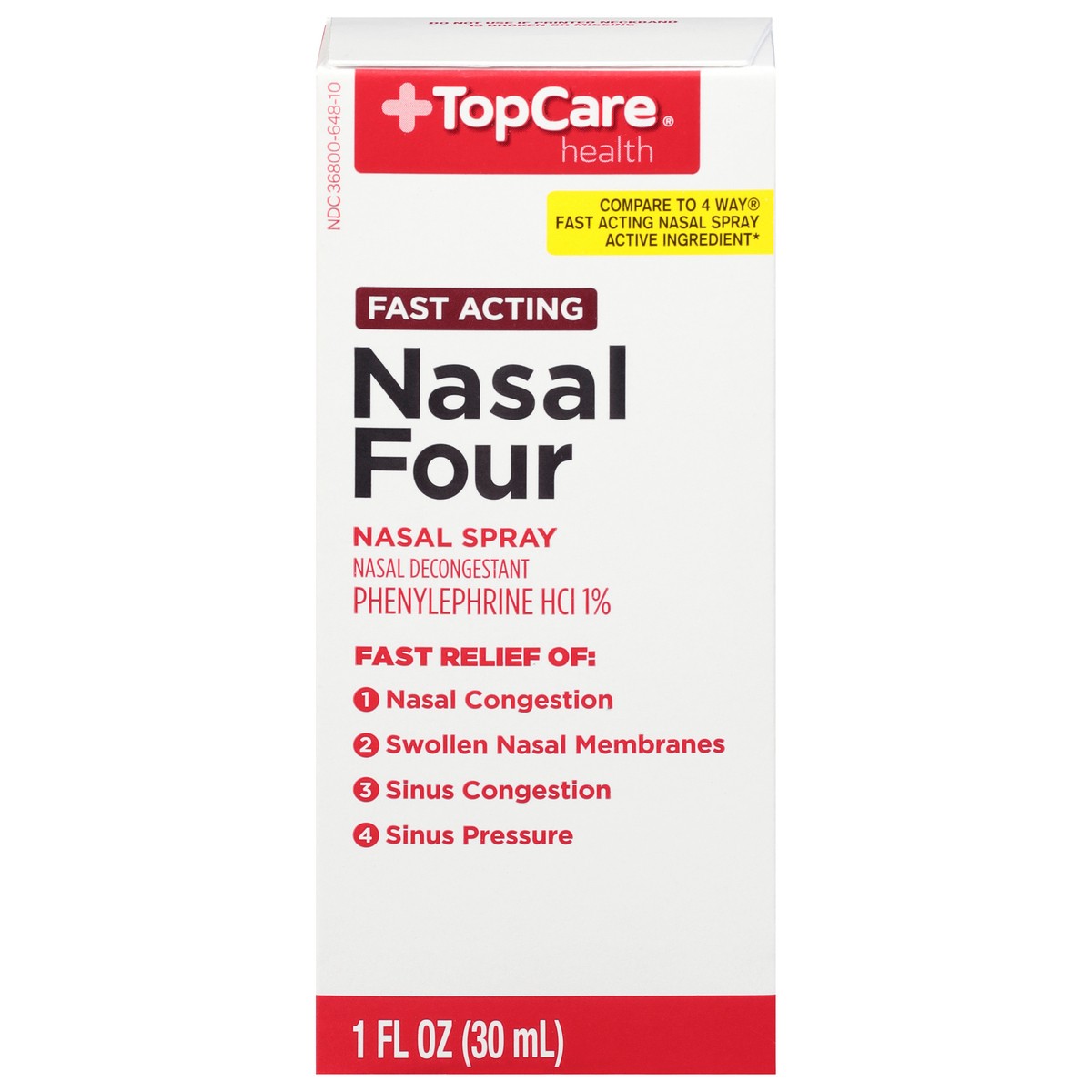 slide 2 of 10, TopCare Nasal Four Nasal Spray, 1 oz