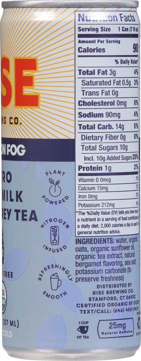 slide 8 of 9, RISE Brewing Co. Dairy Free London Fog Tea 7 fl oz, 7 fl oz