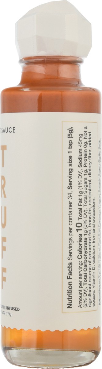 slide 6 of 12, Truff White Truffle Infused Hot Sauc, 6 oz