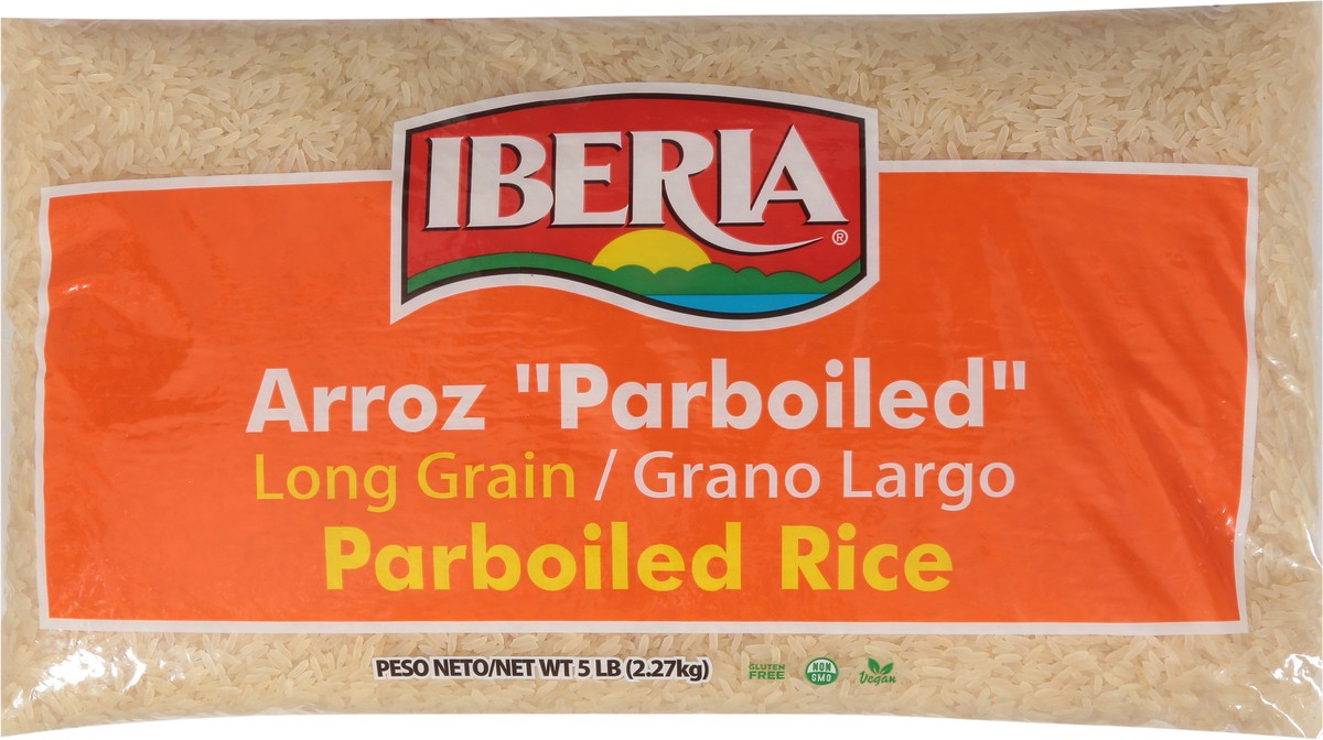 slide 4 of 9, Iberia Long Grain Parboiled Rice 5 lb, 5 lb