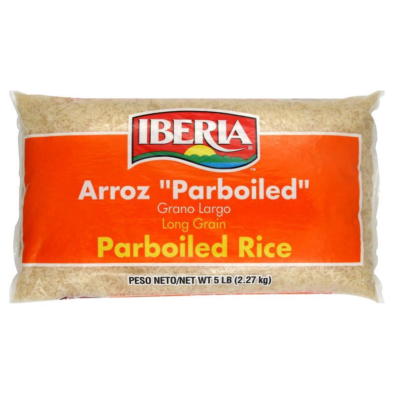 slide 1 of 9, Iberia Long Grain Parboiled Rice 5 lb, 5 lb