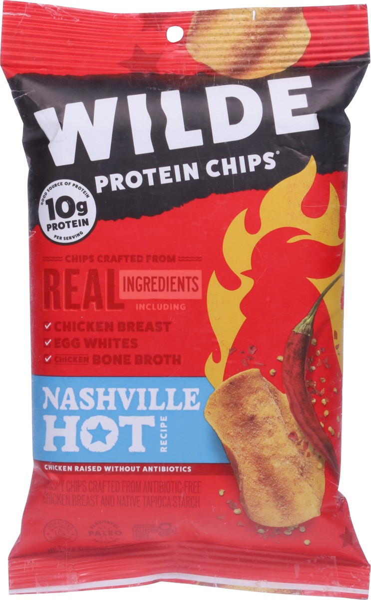 slide 6 of 9, Wilde Snacks Nashville Hot Chicken Protein Chips, 2.25 oz