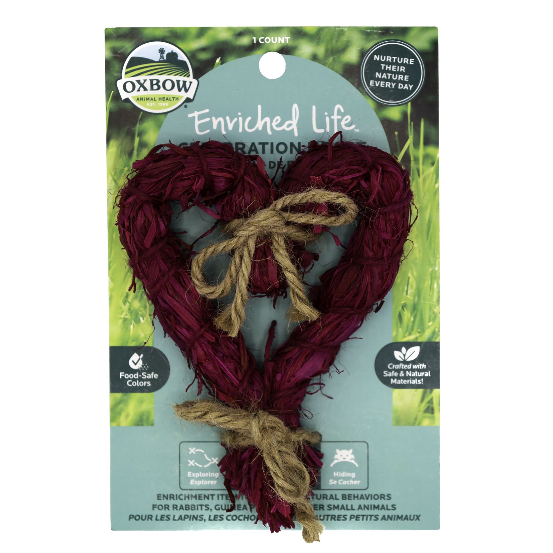 slide 1 of 1, Oxbow Enriched Life Celebration Heart, 1 ct