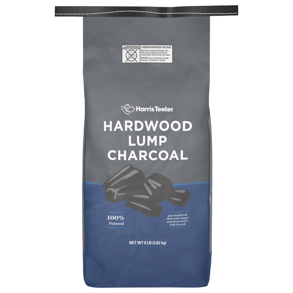 slide 3 of 4, Harris Teeter® Hardwood Lump Charcoal, 8 lb