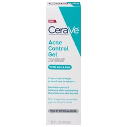 CeraVe Acne Control Gel with AHA & BHA 1.35 fl oz