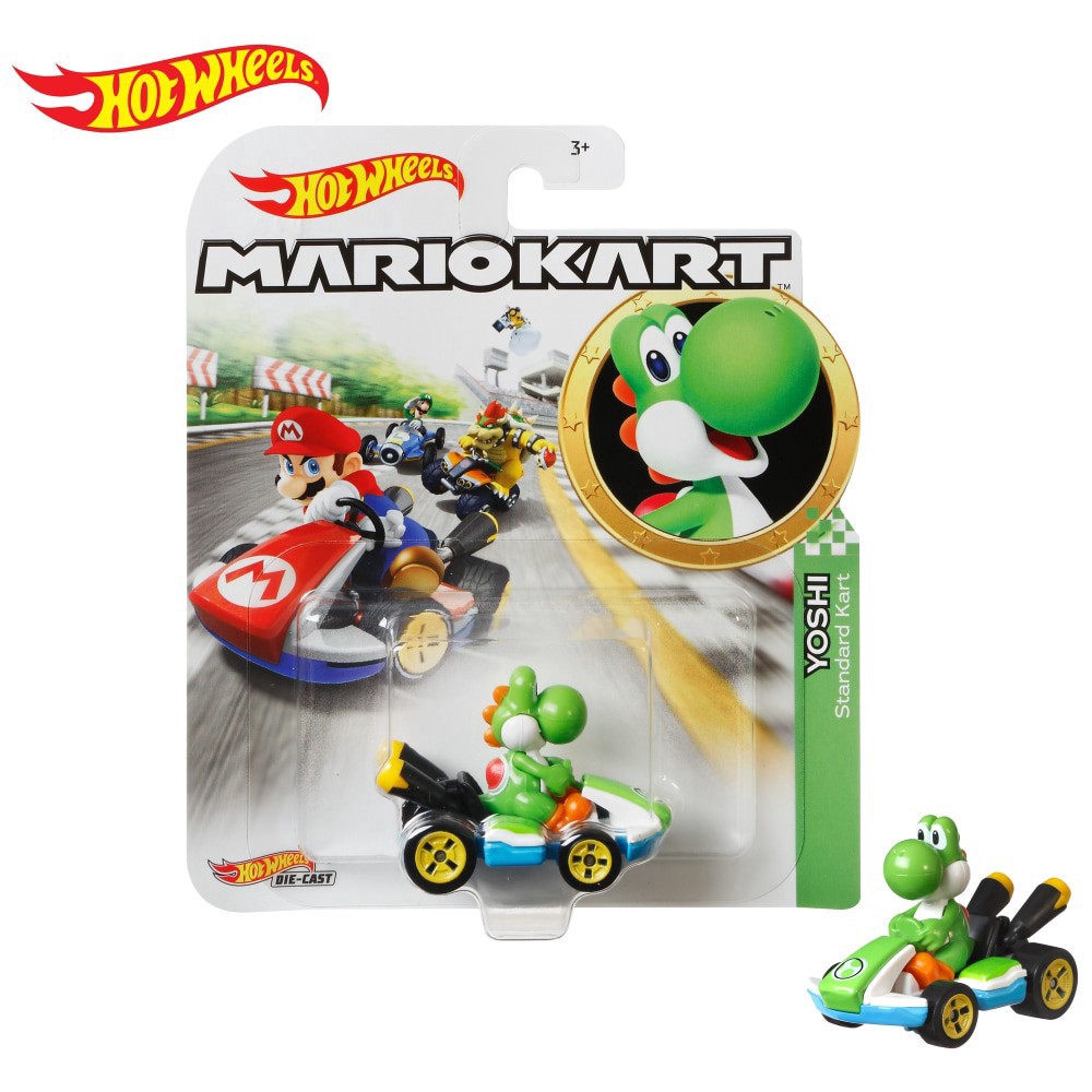 slide 3 of 3, Hot Wheels Yoshi Kart, 1 ct
