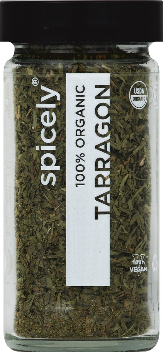 slide 2 of 2, Spicely Organic Spices Tarragon 0.4 oz, 0.4 oz